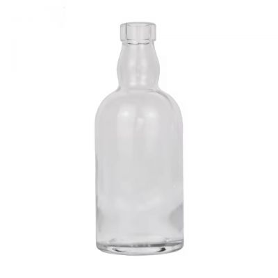High Quality Custom clear Glass Bottle Wine Glass Bottle 330ml Premium Whiskey Juice Bottles