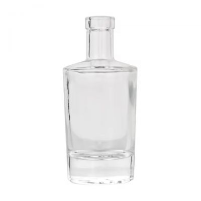 100ml Flint Glass Bottle for Gin Vodka Whisky Rum Tequila Glass Packaging with Corp Top Flat Strong Shoulder