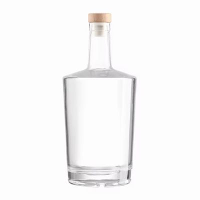 Frosted Glass Bottle for Rum Tequila Wine Brandy Energy Drinks-250ml 500ml 750ml Sizes Cork Stopper Seal 700ml Option Available
