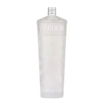 Factory Supplier Hot Sale Frosted 700ml 750ml Logo Printing Liquor Whiskey Bottles Vodka Glass Bottle
