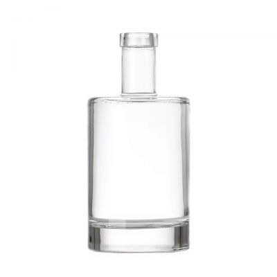 Clear Glass Wine Bottle with Cork 100ml 375ml 500ml 750ml High-Grade Empty Vodka Whisky Glass Bottle
