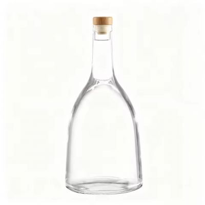 Wholesale European Style 500ml Brandy XO Glass Wine Bottle Whiskey Decor Rubber Stopper for Tequila & Energy Drinks MOQ 3000pcs