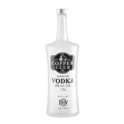 High Quality Round Frost Clear Empty Vodka Liquor Gin Rum Tequila Spirits Glass Bottles