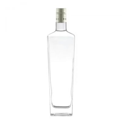 Unique Luxury Glass Spirit Liquor Glass Bottle Vodka Whisky Brandy Gin Glass Bottle