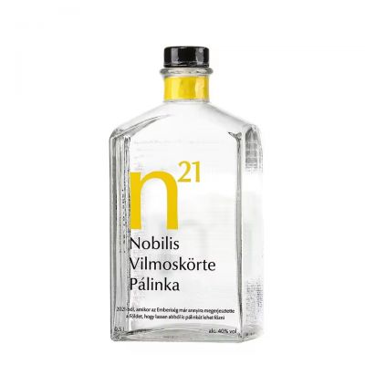 Wholesale Empty Refillable Clear Transparent 500ml/750ml Cork Cap Glass Liquor Bottle for Whiskey Gin Vodka