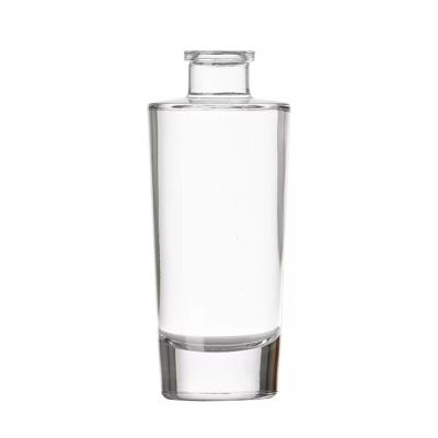 New Design Custom Luxury 500ml 750ml Glass Spirits Wine Bottle with Wide Mouth for Liquor Vodka Whisky