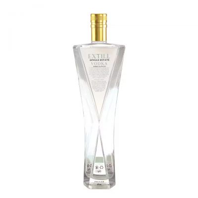 Hot Sale 750ml Super Flint Glass Bottle for Vodka Rum Whisky Liquor Brandy