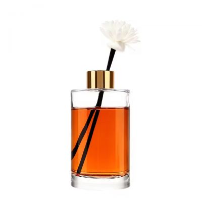 Custom Design 50ml 100ml Empty Essential Oil Aroma Reed Diffuser Glass Bottle with Screw Cap Lid for Fragrance