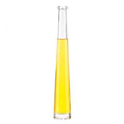 Baseball Bat Shape Tall Slim Clear Transparent Empty 330ML 500ML 750ML 1000ML Mineral Hydrogen Glass Water Bottle