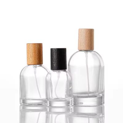 Factory Direct Deals Round Shape 30ml 50ml 100ml Premium Glass Perfume Bottle Luxury Fragrance Sprayer Pump