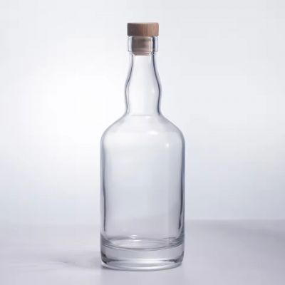500ml Glass Liquor Spirit Bottles with Cork Stopper Lids on Sale
