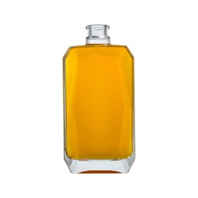 Custom Design 500ml Glass Spirit Liquor Bottle Whiskey Bottle Vodka Gin Glass Bottle