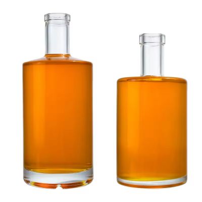 Wholesale 500ml 750ml Glass Liquor Bottle Gin Rum Tequila Vodka Spirits Bottle