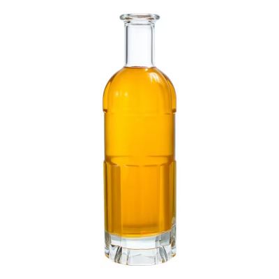 Custom Empty Glass Liquor Bottle 500ml Whiskey Vodka Spirit Glass Spirits Bottle