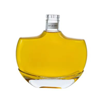 750ml Wholesale Transparent Vodka Bottle Glass Bottle