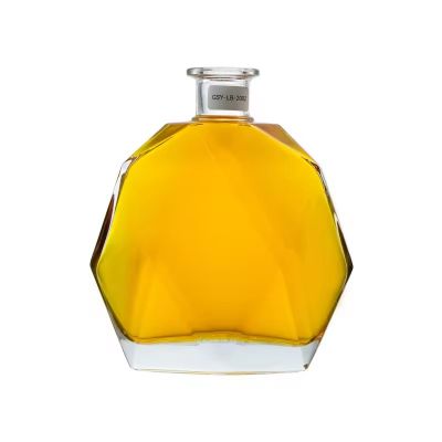 Custom 700ml 750ml Liquor Brandy Spirit Glass Bottle XO Decanter Cognac Bottle Alcohol Drink