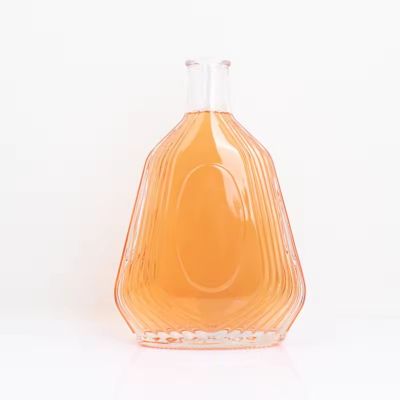 500ml Glass Spirit Bottle for Beverage Fruit Juice Liquor & Tequila Brandy Whisky Gin with Cork