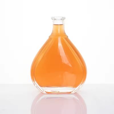 Custom Extra Flint 700ml Glass Bottle With Cork Cap for Whisky Liquor Bouteille En Verre Bottiglie Vetro 700ML