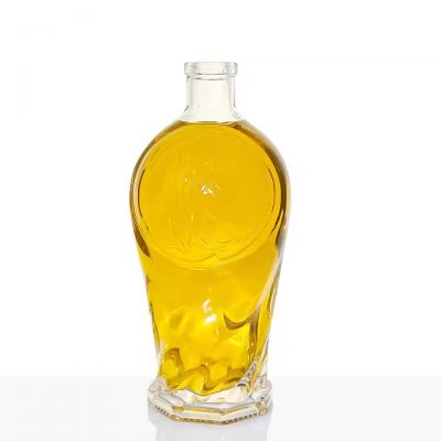 Wholesale 1000ml Empty Juice Glass Bottles Spirit Whisky Vodka Glass Bottle With Cork