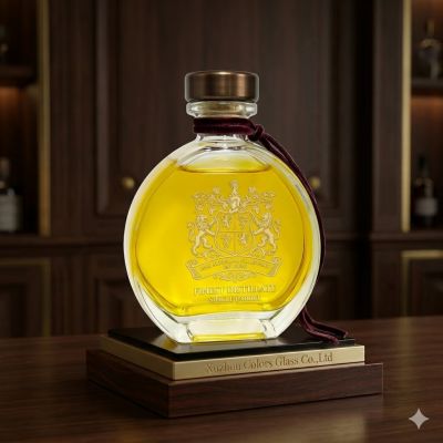 150ml Flat Super Flint Glass Bottle for Spirits