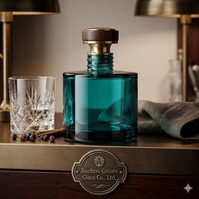 Exquisite 200ml Unique Luxury Glass Bottles - Dual Use for Fragrance & Spirits