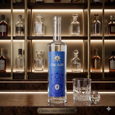 Custom Glass Liquor Bottles 500ml 700ml 750ml