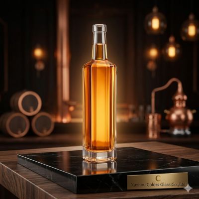 500ml Glass Liquor Bottle with Cork
