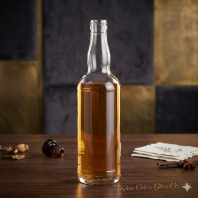 Wholesale 500ml Glass Liquor Bottle with Tamper Evident Cap