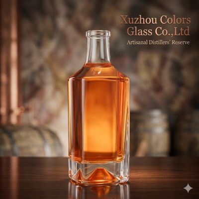 500ml Glass Liquor Bottle with Tamper Evident Cap