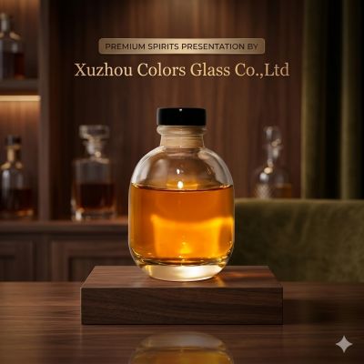 100ml Mini Glass Liquor Bottle with Tamper Evident Cap