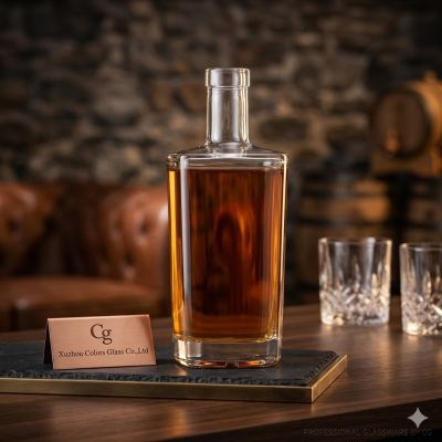 Wholesale 750ml Flint Glass Liquor Bottles