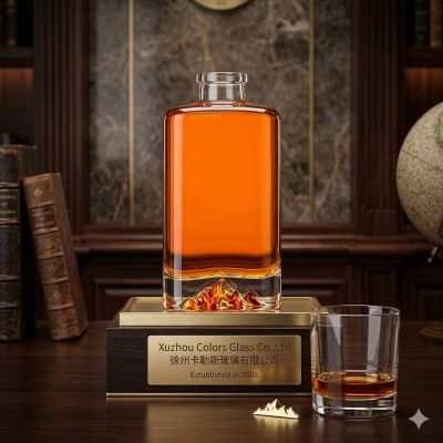 Empty Glass Liquor Bottles