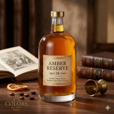 Custom 700ml Glass Liquor Bottle